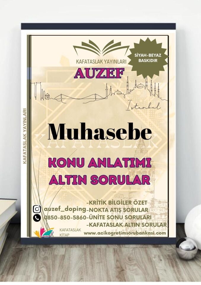 Muhasebe (Uluslararasi Gi̇ri̇şi̇mci̇li̇k) AUZEF İstanbul Üniversitesi (VİZE)