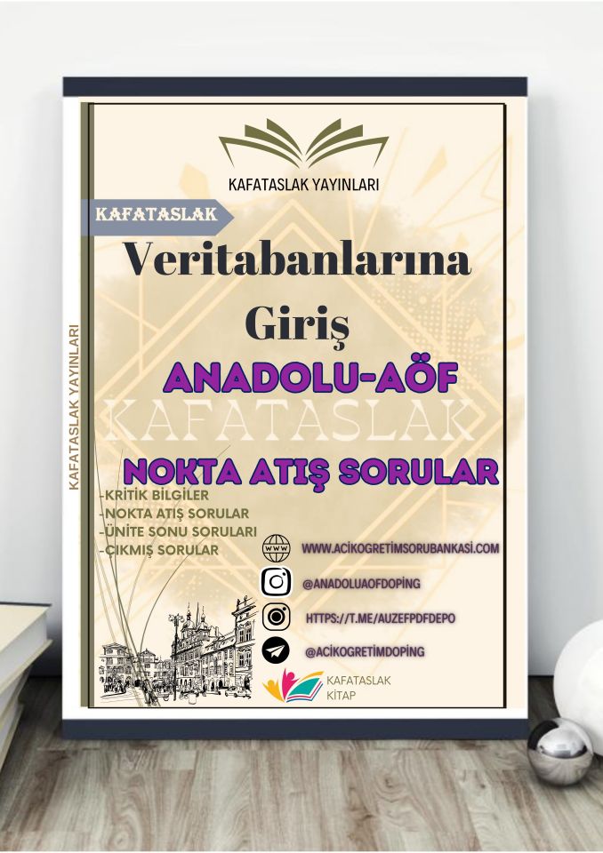 Veritabanlarına Giriş ANADOLU AÖF