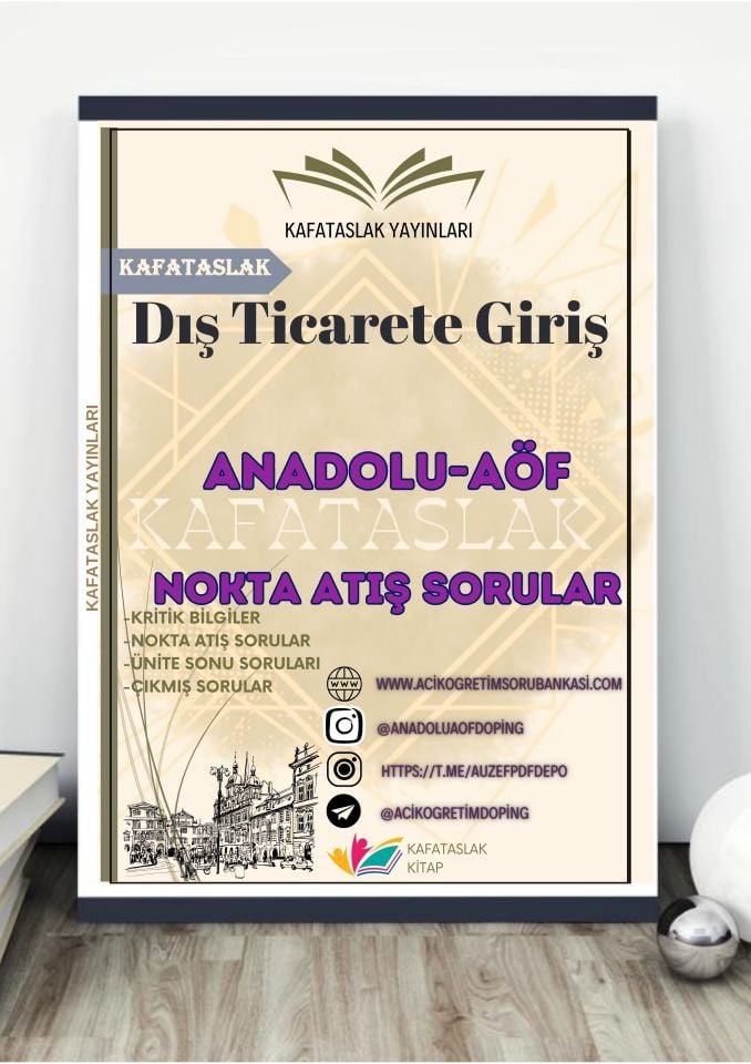 Dış Ticarete Giriş ANADOLU AÖF