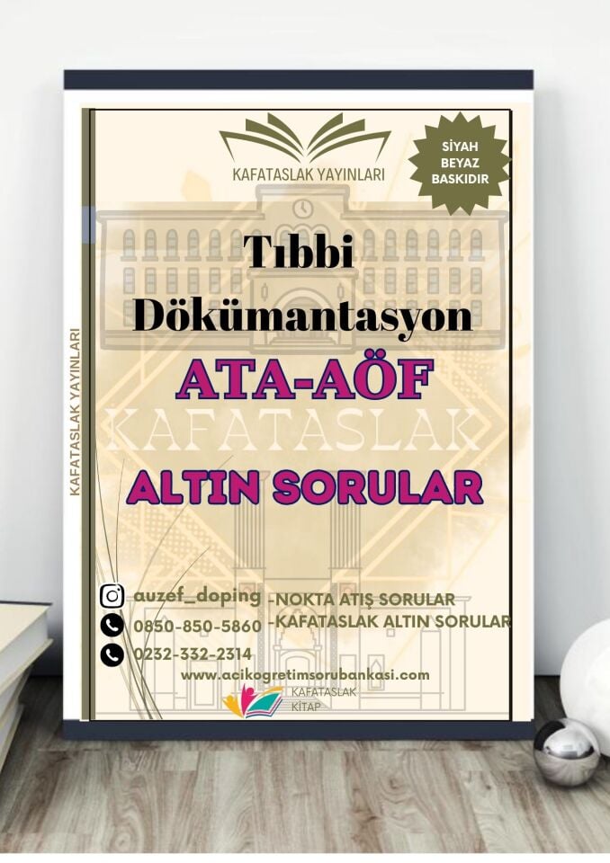 Tıbbi Dökümantasyon - Soru Bankası ATA-AÖF