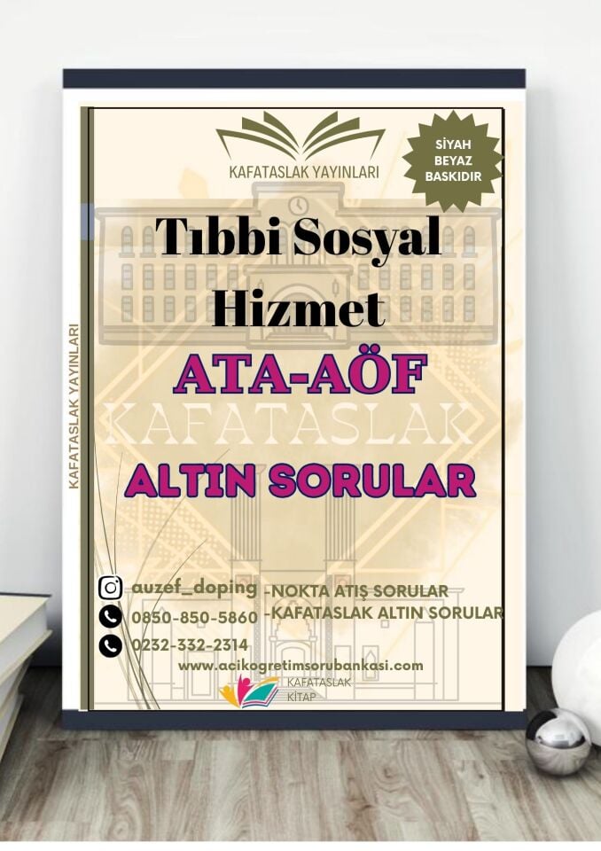 Tıbbi Sosyal Hizmet -Soru Bankası ATA-AÖF