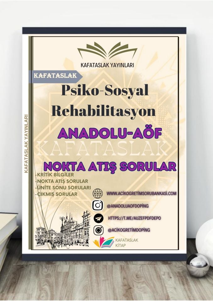 Psiko-Sosyal Rehabilitasyon ANADOLU AÖF