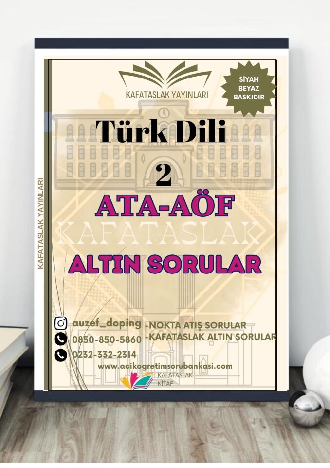 Türk Dili 2 - Soru Bankası ATA-AÖF