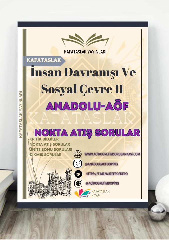 İnsan Davranışı Ve Sosyal Çevre II ANADOLU AÖF