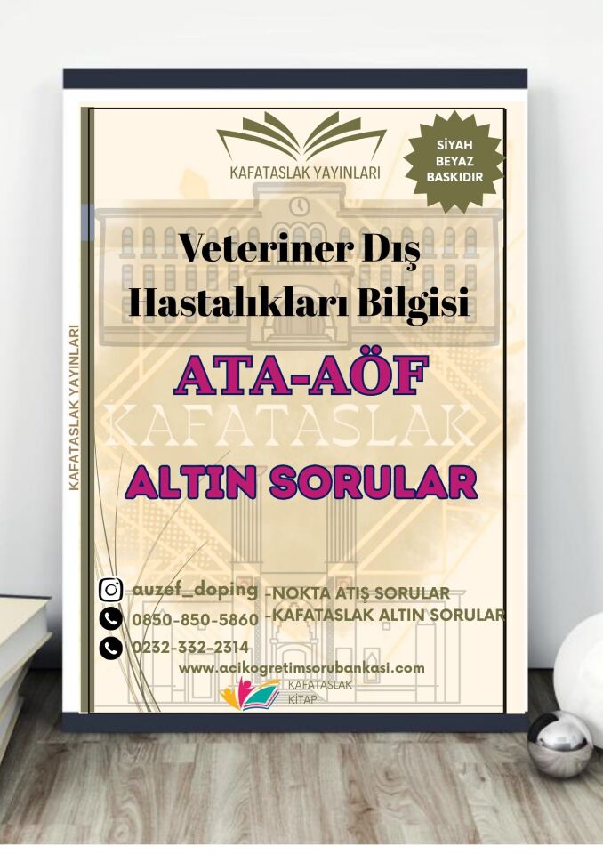 Veteriner Dış Hastalıkları Bilgisi - Soru Bankası ATA-AÖF