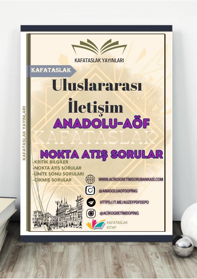 Uluslararası İletişim ANADOLU AÖF