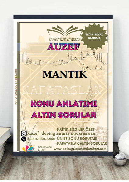 Mantık AUZEF İstanbul Üniversitesi (VİZE)