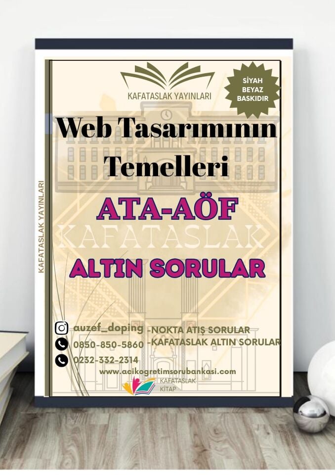 Web Tasarımının Temelleri - Soru Bankası ATA-AÖF