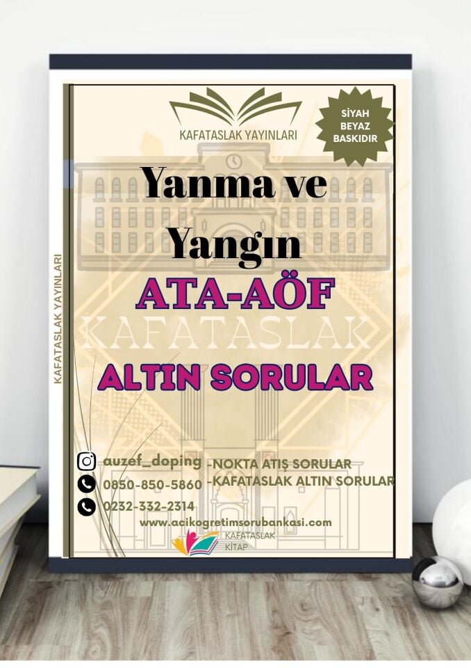 Yanma ve Yangın - Soru Bankası ATA-AÖF