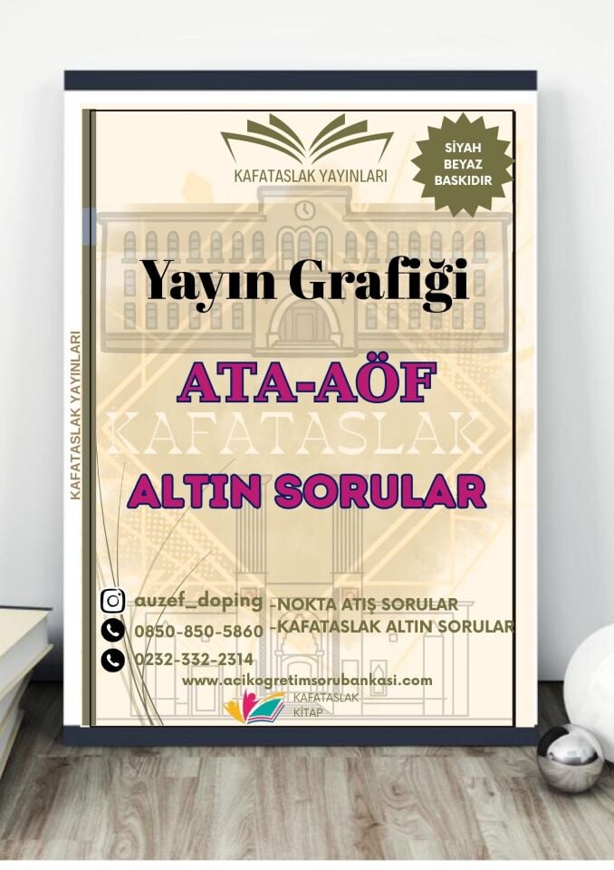 Yayın Grafiği - Soru Bankası ATA-AÖF