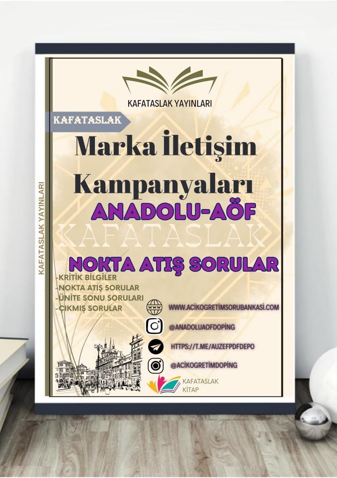 Marka İletişim Kampanyaları ANADOLU AÖF