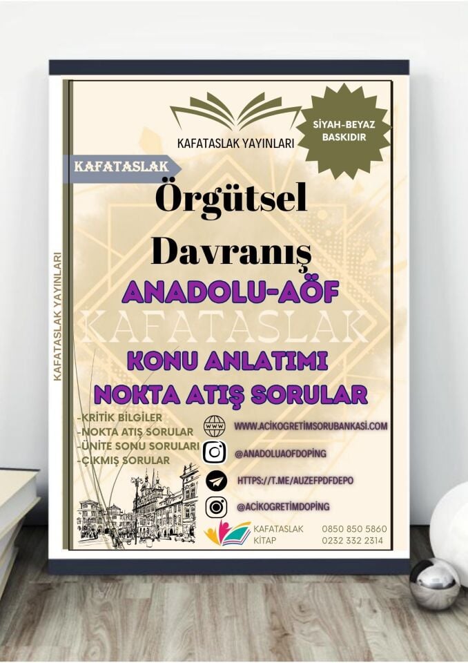 Örgütsel Davranış ANADOLU AÖF