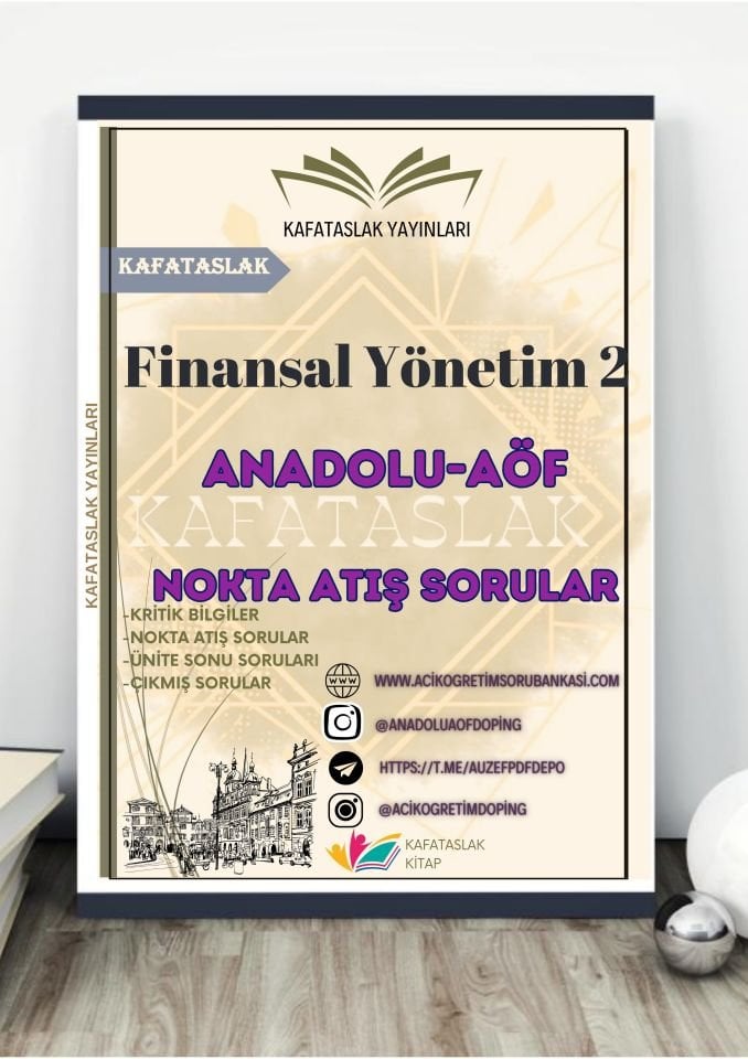 Finansal Yönetim 2 ANADOLU AÖF