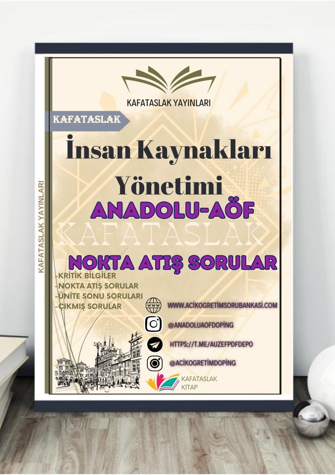 İnsan Kaynakları Yönetimi ANADOLU AÖF