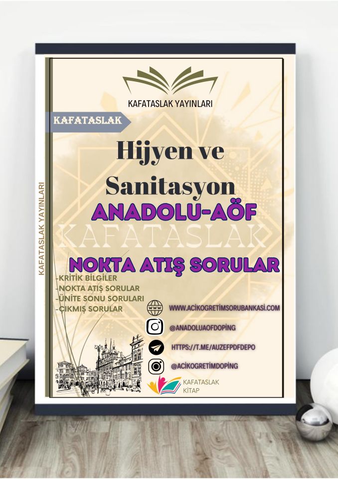 Hijyen ve Sanitasyon ANADOLU AÖF